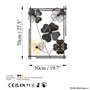 Wallity Zouping 2 Escultura de Pared de Metal Multicolor